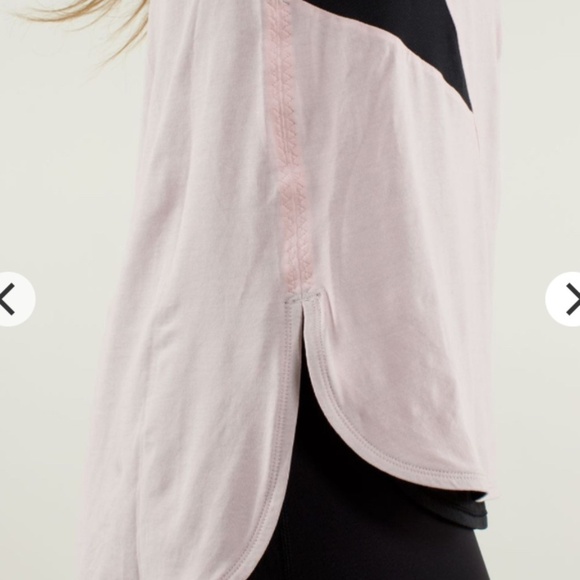 Lululemon  Ride Inside Long Sleeve Pink and Black Small - Picture 8 of 12